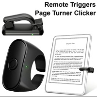 Télécommande sans fil pour tourner les pages, compatible avec les liseuses Kindle, les tablettes iPad et les téléphones Android, lecture mains libres, 28H