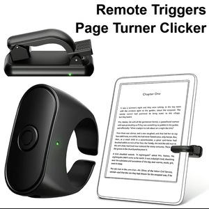 <span class=keywords><strong>Remote</strong></span> Pengganti Halaman Nirkabel untuk Kindle E Reader, Kontrol Cincin Clicker, Baca Bebas Genggam untuk <span class=keywords><strong>iPad</strong></span> Tablet Ponsel Android 28H - Product Image 1