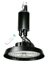 Projecteur LED UFO pour entrepôt 100W 200W 240W, sélectionnable DIP 3CCT, avec fonction d'urgence, IP65, dimmable 0-10V