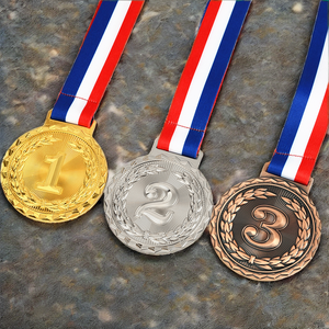 12-delige Op Maat Gemaakte Metalen Medailles 2 Inch Gouden Prijswinnaar Medailles Voor Sportwedstrijden Feestjes Logo Thema Metalen Ambachten - Product Image 2