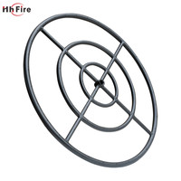 Fire Pit Gas Ring 30 pouces Fire Ring Brûleurs Anneaux Système de mise à feu avec connecteur de conversion en laiton