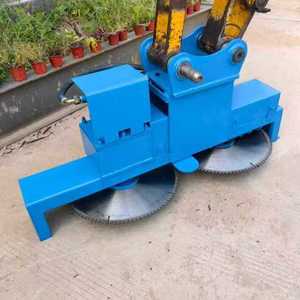 Scie à branches hydraulique télescopique montée <span class=keywords><strong>sur</strong></span> excavatrice pour l'aménagement paysager municipal et les vergers – Approvisionnement direct usine - Product Image 6