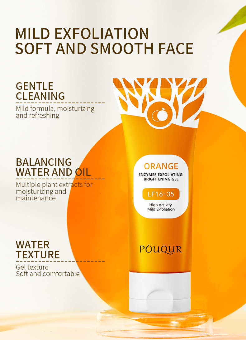 フェイスクリーム Orange Cross-border Organic Orange Enzyme Exfoliating Gel for Acne Skin