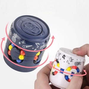 Juguete Antiestrés con Forma de <span class=keywords><strong>Cubo</strong></span> Mágico, Rompecabezas Giratorio con Cuentas, Juguete de Descompresión, Mini Rompecabezas de Plástico para Niños de 5 Años en Adelante - Product Image 1