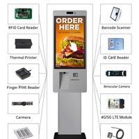 Touchwo Écran Tactile Self Checkout Machine Terminal de Paiement Fastfood Auto Commande Kiosque dans le Restaurant