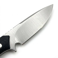 Couteau de survie, de camping, de chasse et de randonnée, lame fixe, manche G10, qualité DIY, acier 8Cr13Mov