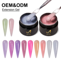 Gel UV LED Scintillant DZ Nail Sans HEMA ni TPO pour Extension d'Ongles, Gel Polish OEM ODM Marque Privée