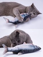 Offre Spéciale : Jouet Écologique Personnalisé pour Poissons et Chats Amusants – Peluche de Simulation avec Queue Électrique Oscillante pour Poisson
