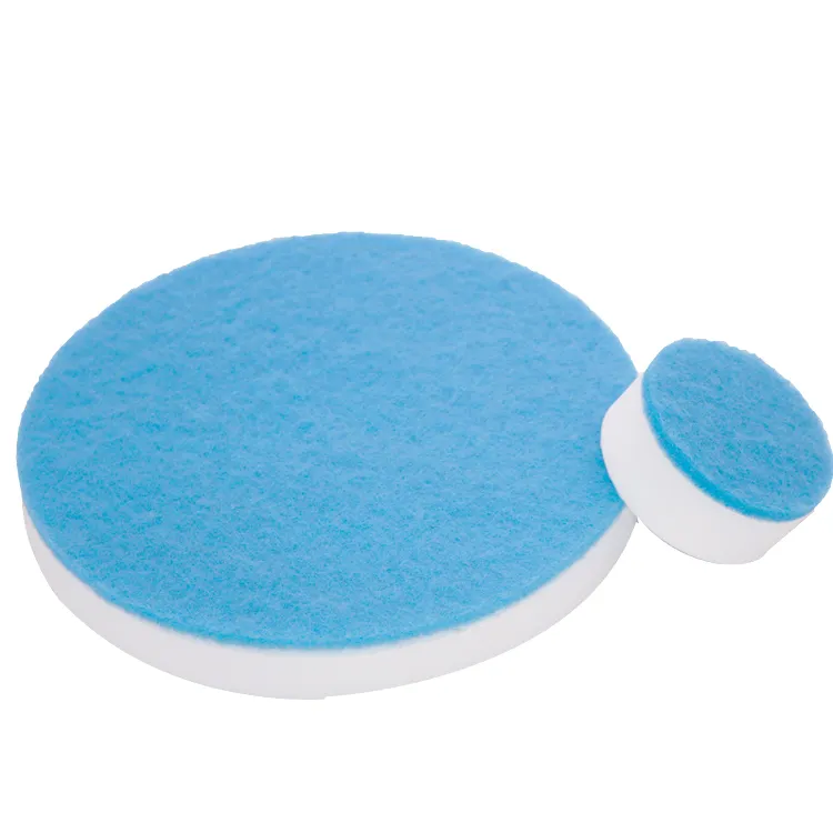 round cleaning sponge pad nylon scouring pad material melamine sponge for floor polishing