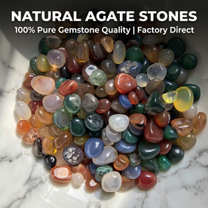 High Purity Natural Agate Tumbled Stones for <strong>Aquarium</strong> Decor 99% SiO2 Safe for <strong>Fish</strong> Stock Fast Ship - Product Image 4