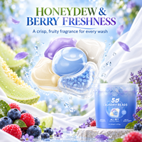 UPO Lifestyle 5D Laundry Pods Aroma Honeydew Berry 180pcs/2.16kg Untuk Mesin Cuci Otomatis Deterjen Pod Pembersih Mendalam