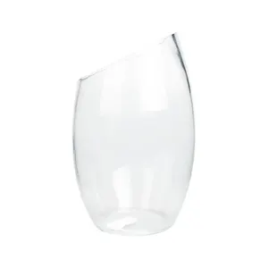 中国工厂OEM圆形切割玻璃花瓶
