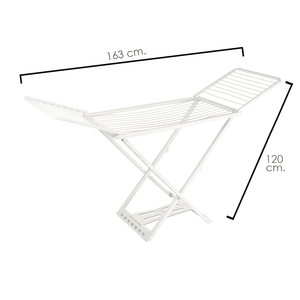 Stendibiancheria Pieghevole in Resina Oryx con Ali, 20 Metri di Spazio per l'Asciugatura - Product Image 1