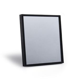 Espejo de Bolsillo Compacto Cuadrado de Alta Calidad, de Una Sola Cara, 70 mm, ABS Negro, Diseño Único y Ligero - Product Image 2