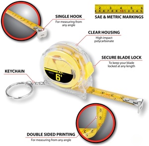 Cinta Métrica de Acero Inoxidable Transparente de Alta Calidad, Resistente al Desgaste y a la Corrosión, Material de Acero Especial - Product Image 2