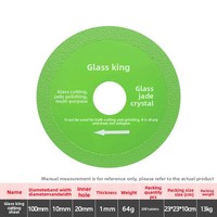 Diamant Ultra mince vert lame de brasage lame de coupe en céramique Jade verre carrelage bouteille de vin meulage coupe scie lame outil