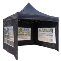 Tente pour chapiteau d'extérieur, gazébo pop-up blanc avec fenêtre d'église, 3x3 carpas para sobras, 3 m x 3 m