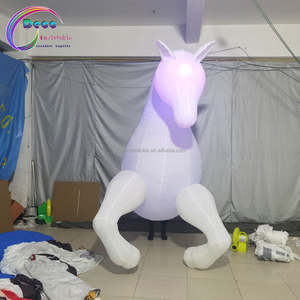Costume de <span class=keywords><strong>cheval</strong></span> gonflable <span class=keywords><strong>Cheval</strong></span> gonflable coloré illuminé pour sauter l'équitation gonflable - Product Image 5