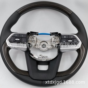 Steering Wheel Assembly For Toyota Land Cruiser LC300 2008-2026 Black ABS Carbon Fiber Style With Push Button Switches - Product Image 3