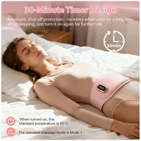 2025 Neues Produkt Doppelseitiger Heißkompresse-Massagegerät mit Digitalanzeige Kabelloses Vibrations-Menstruations-Therapiegerät