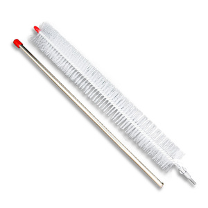 Washing Machine <b>Brush</b> Stainless Steel Nylon Bristle Extended Handle Dual Purpose Car Radiator Cleaning <b>Brush</b> - Product Image 2