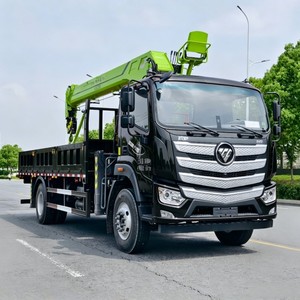 Camión Grúa Foton Aumark 4x2 de 10 Toneladas con Pluma Rígida, Camión Grúa Telescópica Hidráulica de 12 Toneladas en Venta - Product Image 5