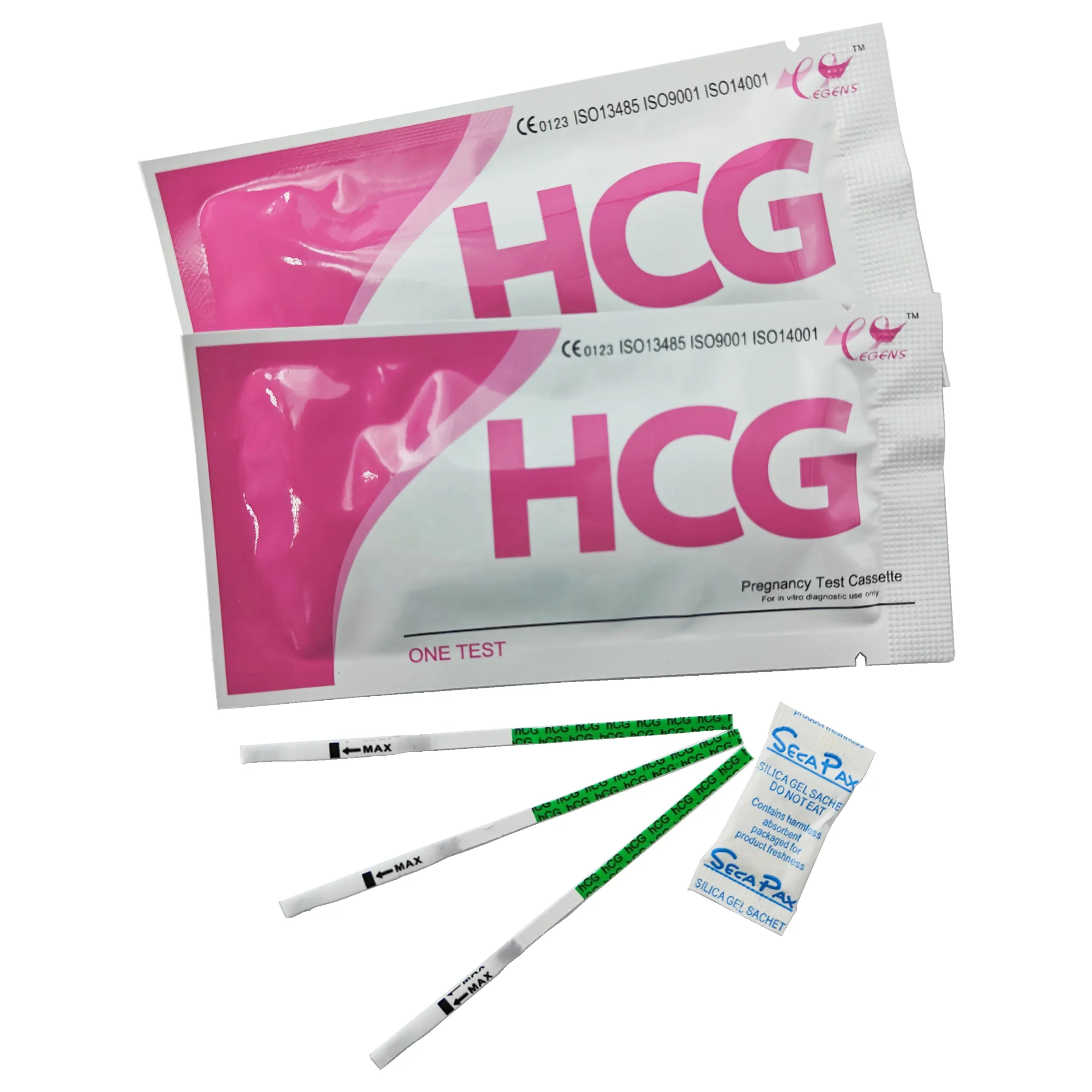 소변 검사 HCG 임신 검사 키트 (스트립)
