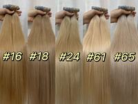 Extensions de cheveux humains en cheveux vietnamiens 100% bruts, alignés sur la cuticule, couleur ombrée blonde claire, livraison gratuite