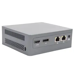 Computer Mini Pcs Shell Barebone Mini Pc Office Industrial Rack With 4 8 Ethernet Ports Td5 N100 N95 LPDDR5