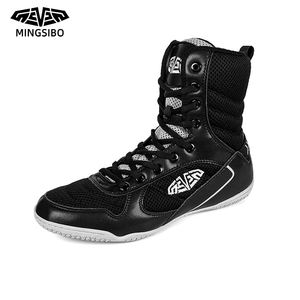 Zapatos de Boxeo Personalizados, Zapatos de Entrenamiento de Combate en Interiores, Zapatillas Deportivas Ligeras para Hombre y Mujer, Zapatos de Lucha Libre - Product Image 5
