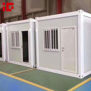 Maison conteneur économique de 20 pieds en kit, écologique, recyclée, livraison rapide, panneau sandwich pour l'<span class=keywords><strong>habitation</strong></span> - Product Image 3