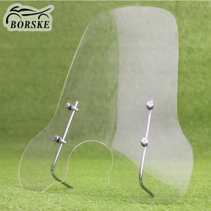 Pare-brise de moto de déflecteur de support de chrome de vente chaude pour <span class=keywords><strong>Vespa</strong></span> <span class=keywords><strong>PX</strong></span> 150 - Product Image 1