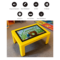 Table de jeu interactive numérique LCD étanche Ikinor 43 pouces pour intérieur, design pliable en aluminium, Android/Windows pour enfants