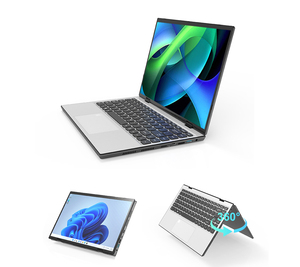 Vente flash Ordinateur portable tactile à écran tactile 360 degrés pliable N95 YOGA Ordinateur portable transformable à 360 degrés 32 Go de RAM Ordinateur portable PC - Product Image 1
