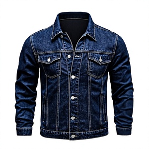 Men's Vintage Patchwork Button Denim <b>Jacket</b> Acid Wash Retro Style Formal Casual Streetwear Winter Turn-down Collar Button Front - Product Image 1