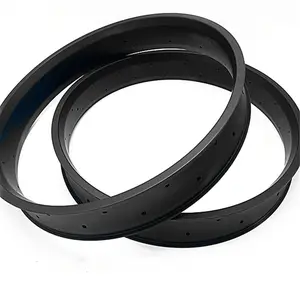 Roues de vélo en carbone de 26/27,5/<span class=keywords><strong>29</strong></span> pouces, FR100C, largeur 100x25 mm, jantes de vélo en carbone sans chambre à air, sans crochet, neige, ERD 535 mm - Product Image 1