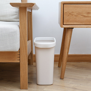 Rectangular Narrow <b>Gap</b> Trash Can 10L Space Saving Kitchen Bathroom Waste Bin - Product Image 2