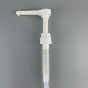 ปั๊มขวดพลาสติกสีขาว 38/410 ป้องกั<span class=keywords><strong>น</strong></span>การหก แบบขันเกลียว สำหรับ<span class=keywords><strong>น</strong></span>้ำผึ้งและน้ำเชื่อม เกรดอาหาร ปลอดสาร BPA <span class=keywords><strong>รั</strong></span>บพิมพ์โลโก้สีตามสั่ง - Product Image 6