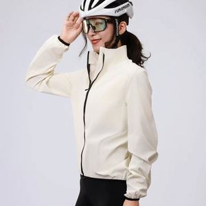 Maillot de cyclisme réversible pour hommes et femmes, coupe-vent, anti-UV, imperméable, manches longues, sans coutures, grande taille, vêtements de cyclisme sur route - Product Image 1