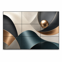 Mur vidéo LCD IPS Premium 49 pouces avec panneau 0,88 mm sans cadre, épissage sans soudure, 4K, luminosité 700 cd/m², affichage numérique pour exposition