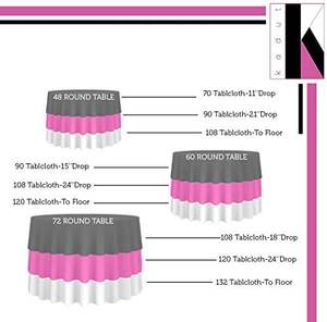 Mantel Redondo Blanco Resistente a las Arrugas <span class=keywords><strong>de</strong></span> Poliéster Resistente al Agua <span class=keywords><strong>de</strong></span> 108/120/132 Pulgadas <span class=keywords><strong>para</strong></span> Decoración <span class=keywords><strong>de</strong></span> Bodas, Fiestas, Comedores, Bufés y Cocinas - Product Image 6