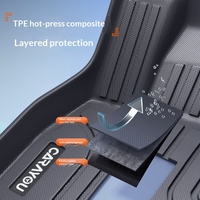 Tapis de sol pour conducteur en TPE, 3 pièces, entièrement fermé, avec garantie à vie pour Cadillac CT5/XT5/XT4/XT6/CT6/CT4