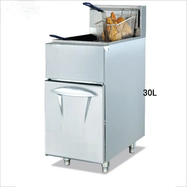 Ticari fritözler cips kızartma makinesi mutfak ekipmanları 3 tüpler fritöz sanayi gaz fritözler