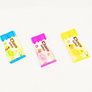 Mignonnes grandes gommes à crayons TPR en forme de chocolat Papeterie créative amusante pour la maternelle avec peu de résidus de propreté pour la vente en gros - Product Image 1