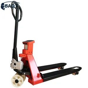 Indoor warehouse special pallet scale 5000kg high quality pallet jack with scale