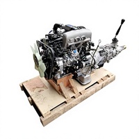 Ensemble complet de moteur diesel turbo 4JB1T 2.8L avec boîte de vitesses, groupe motopropulseur pour camionnettes Isuzu et JMC