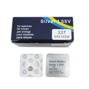 100 pcs/lots piles bouton 1.55V 337 SR416SW pièce Argent Oxyde batterie 623 D337 V337 SP337 - Product Image 2