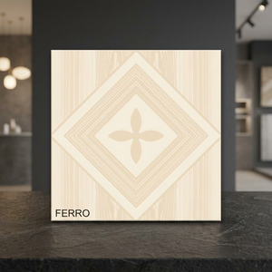 Flower Design Rustic Matt Soluble Salt Nano Polished Porcelain Tiles 60x60cm Non Slip Vitrified Floor - Product Image 1