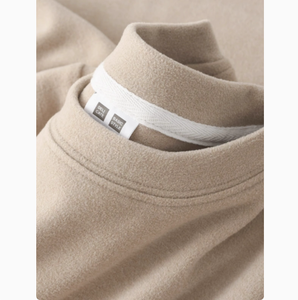 Maglia <span class=keywords><strong>Termica</strong></span> da <span class=keywords><strong>Donna</strong></span> RUICHI in Velluto Tedesco 230GSM 1*1 Rib, <span class=keywords><strong>T</strong></span>-<span class=keywords><strong>Shirt</strong></span> Base Layer Spazzolata a Collo Tondo - Product Image 6