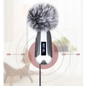 Microphone Lavalier sans fil avec connectivité USB pour Podcasting et Interviews